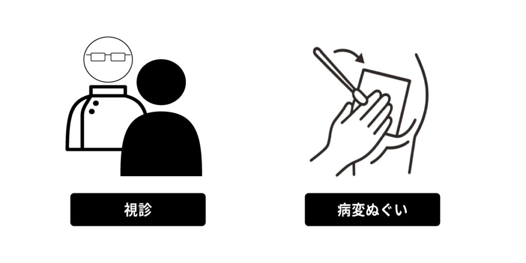 性器ヘルペスの検査方法(視診と抗原検査)